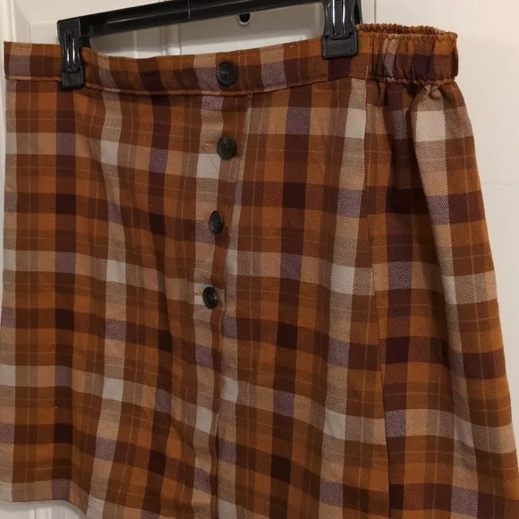 so full girls size 17 plaid mini - Picture 3 of 13